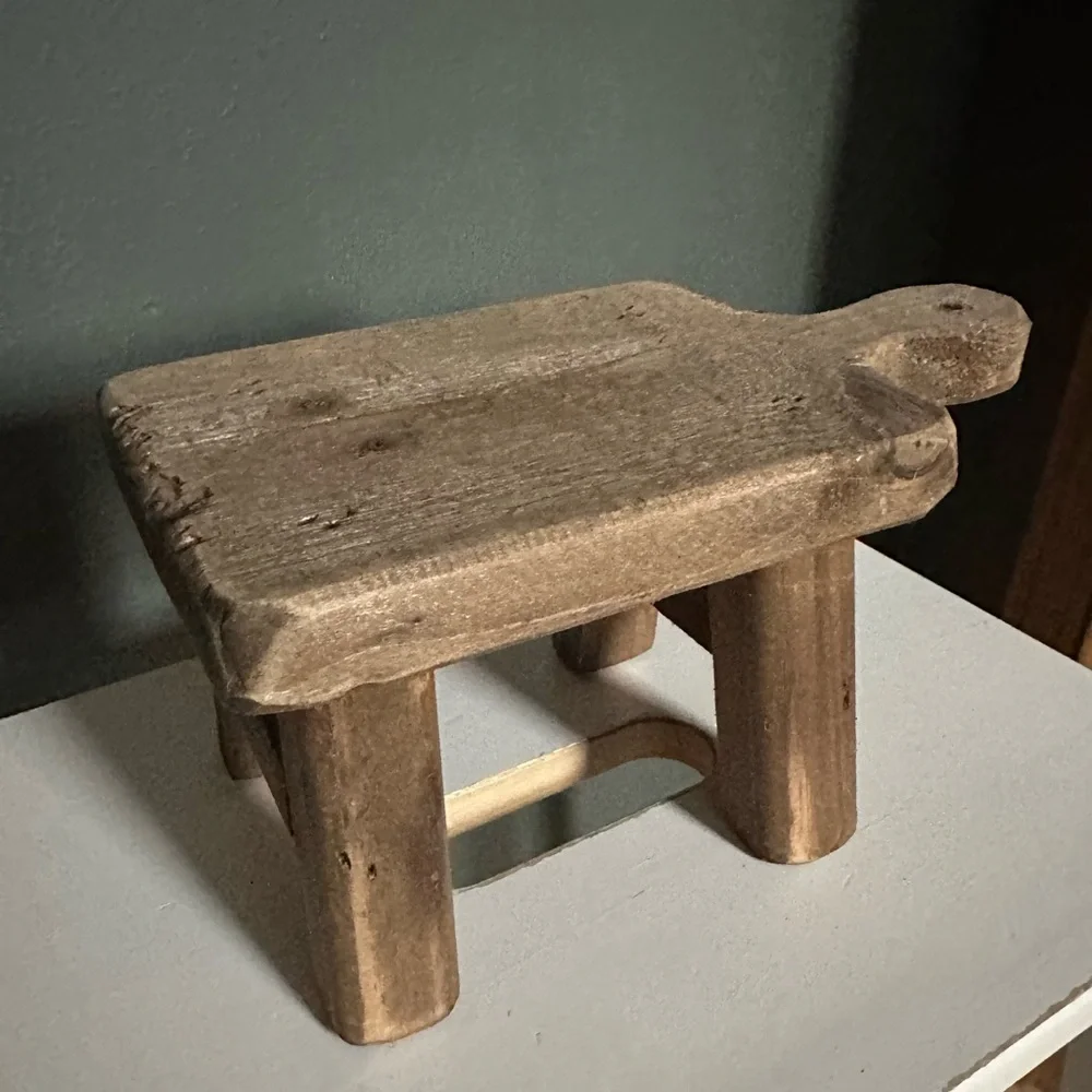 Rustic Mini Stool - Picture 3 of 3